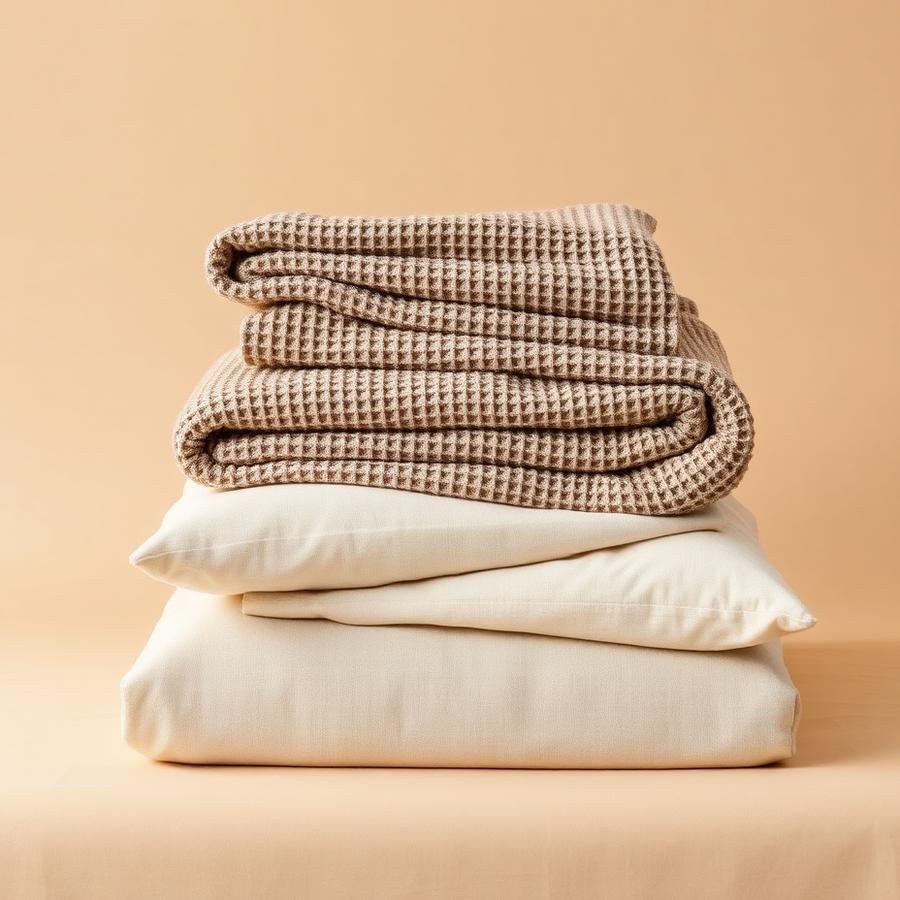 Helena Waffle-Weave Cotton Throw